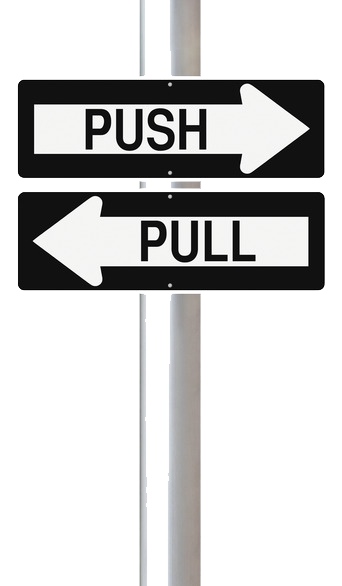 The Relationship Between the Push & Pull of Traffic in Inbound Marketing