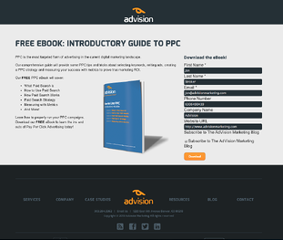 high converting landing page