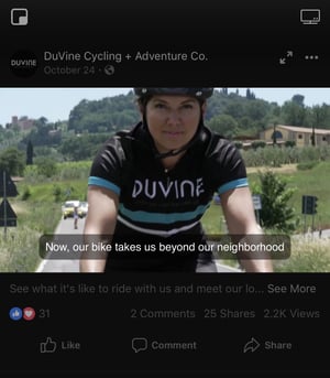 DuVine Cycling Video Closed Caption